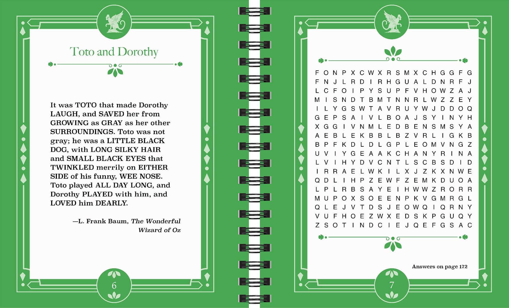 Brain Games The Land of Oz Word Search