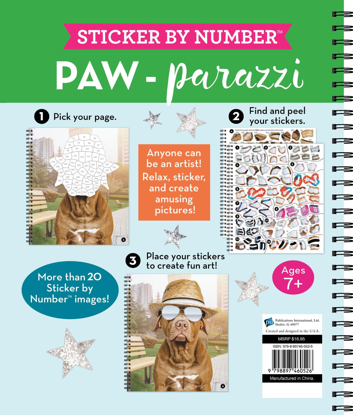 Sticker By Number Paw Parazzi