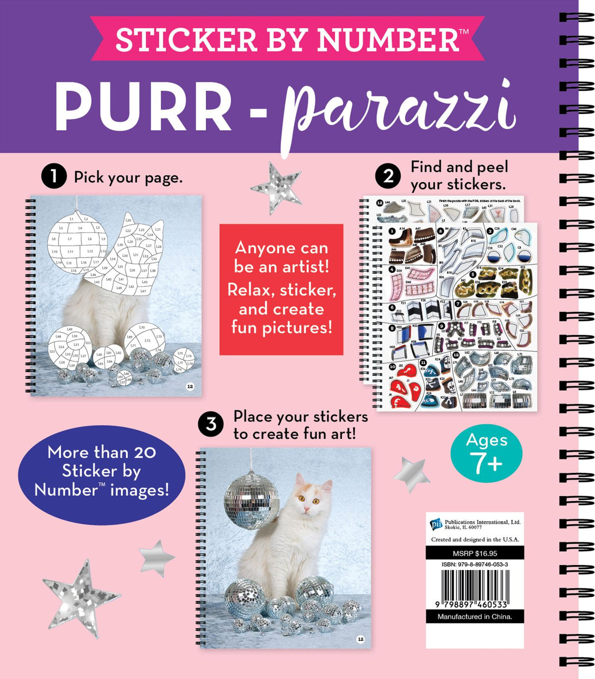 Sticker By Number Purr Parazzi
