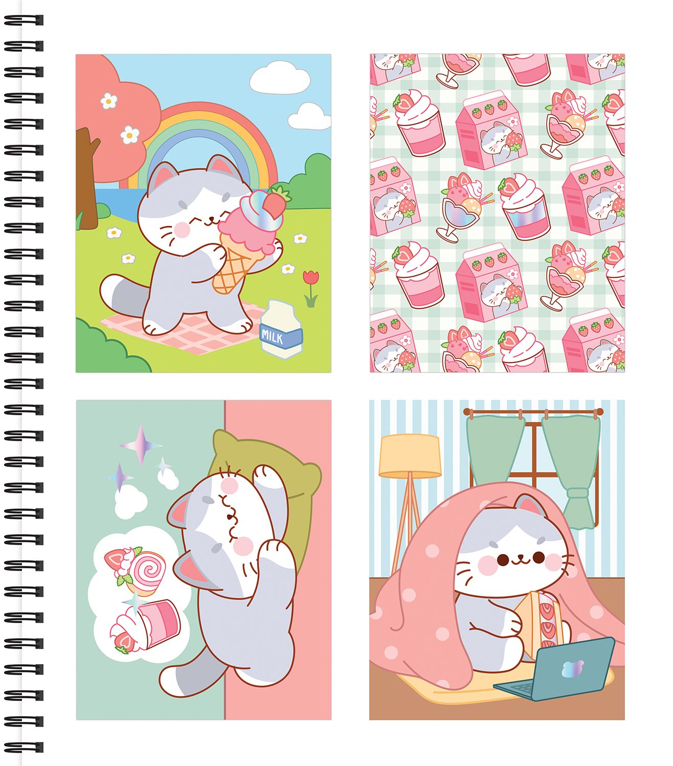 Sticker By Number Cozy Cats