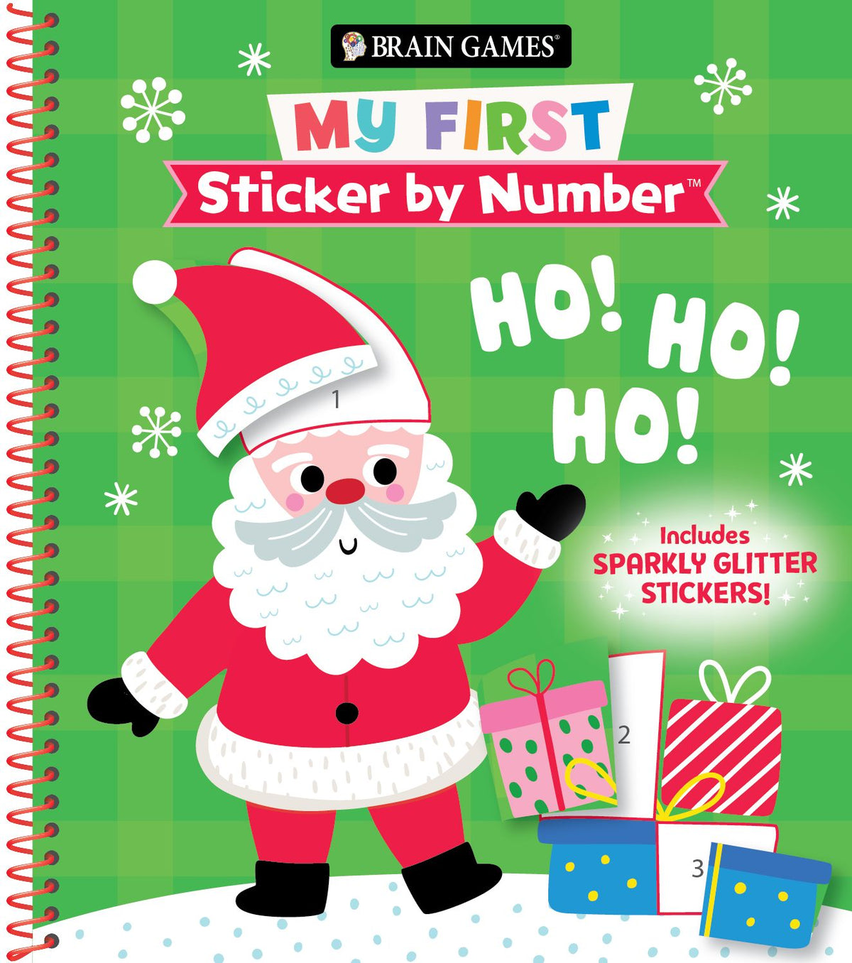 My First Sticker By Number Santa Ho Ho Ho