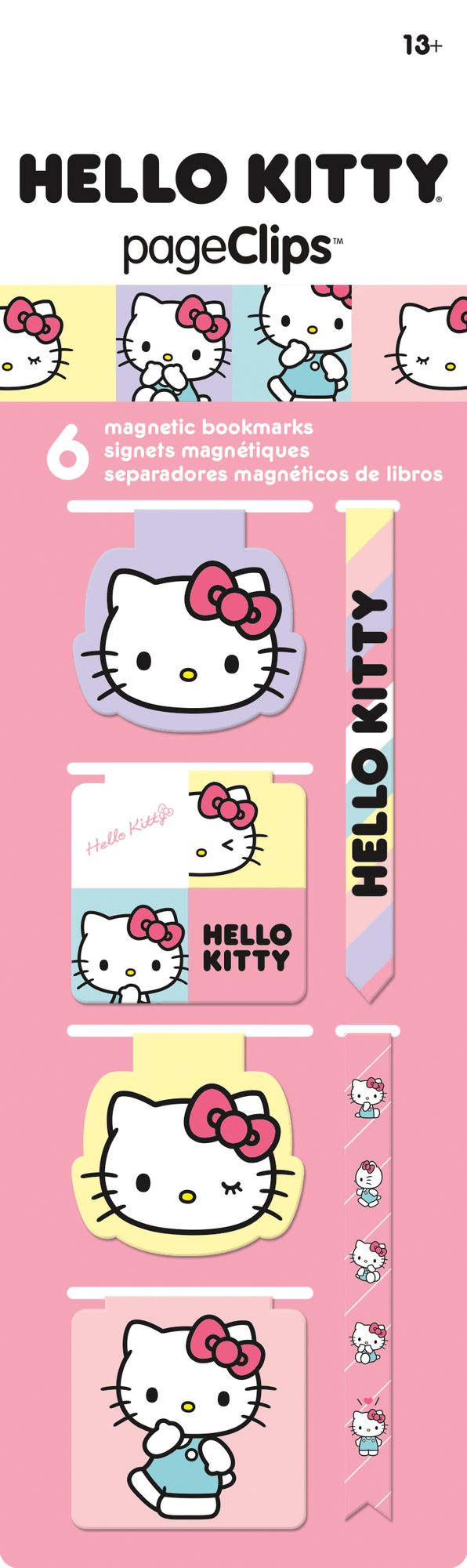 Hello Kitty - Pastel Magnetic Page Clips