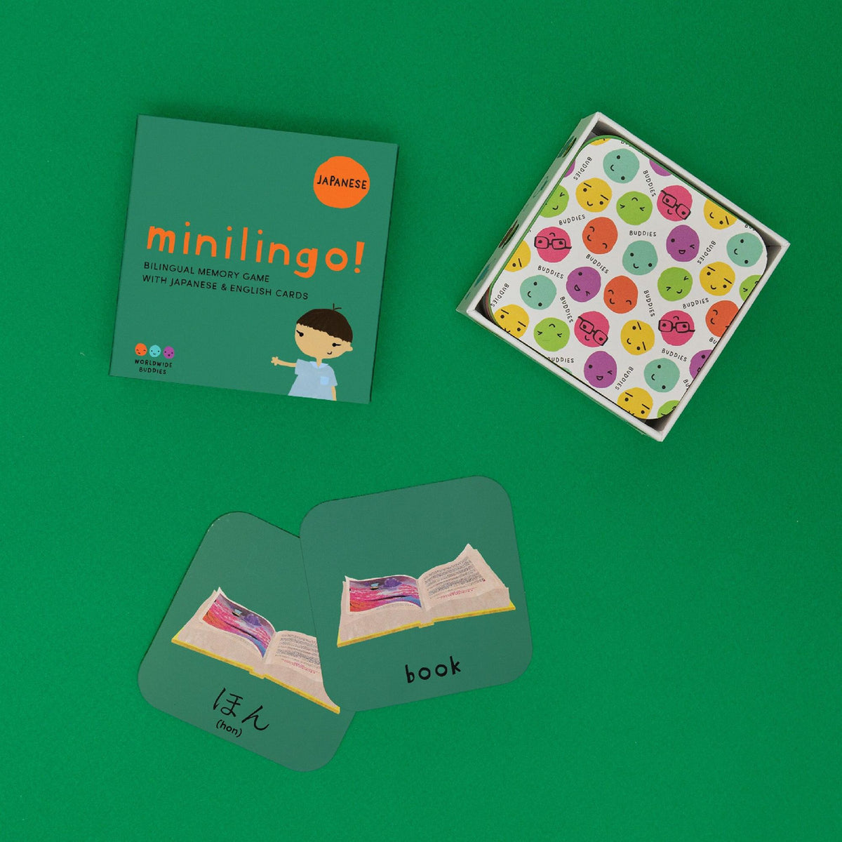 Minilingo Japanese / English Bilingual Flashcards: Bilingual memory game with Japanese & English cards