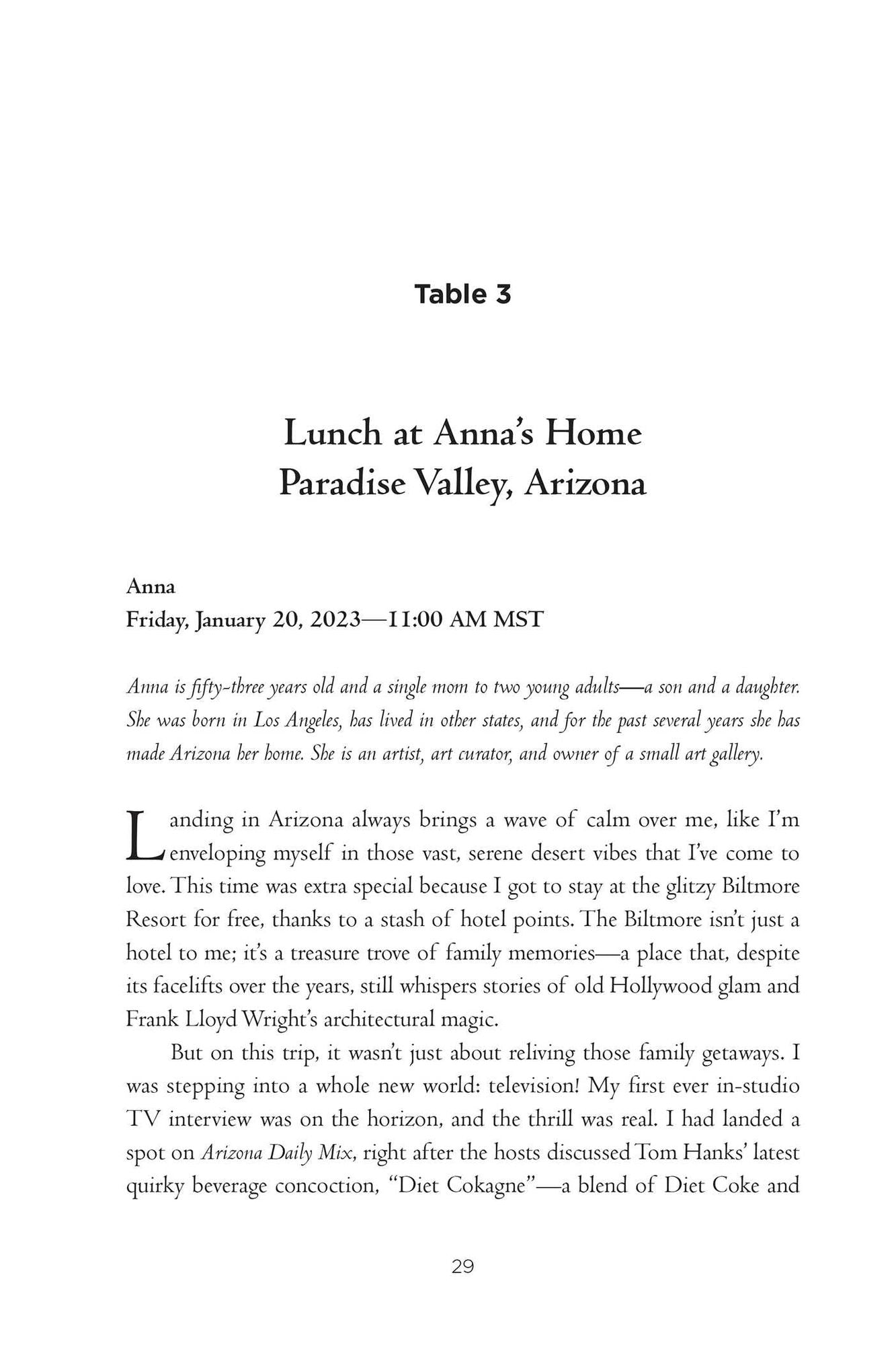 Table for 51: Lessons Learned from Sharing Meals Across America