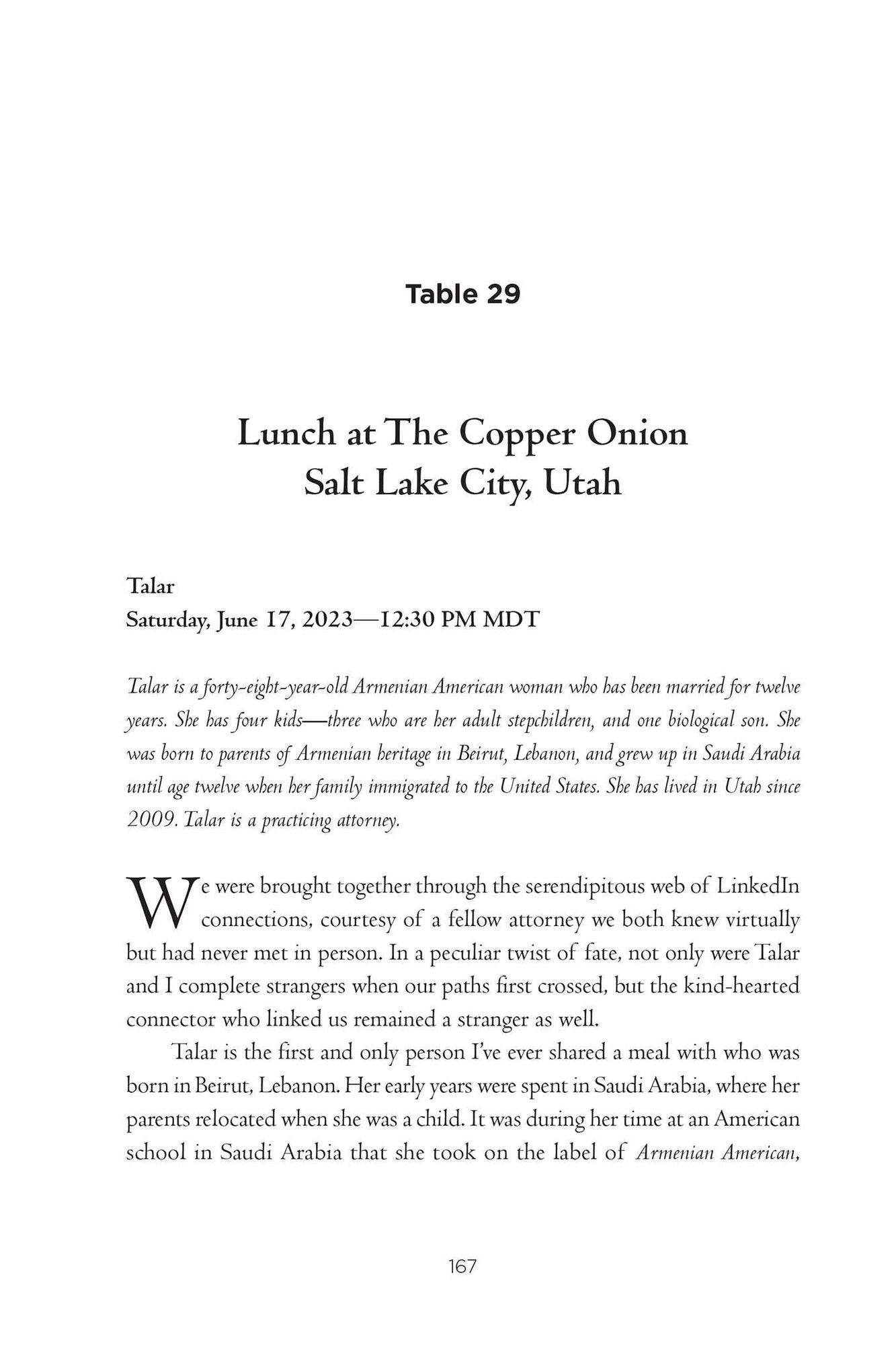 Table for 51: Lessons Learned from Sharing Meals Across America